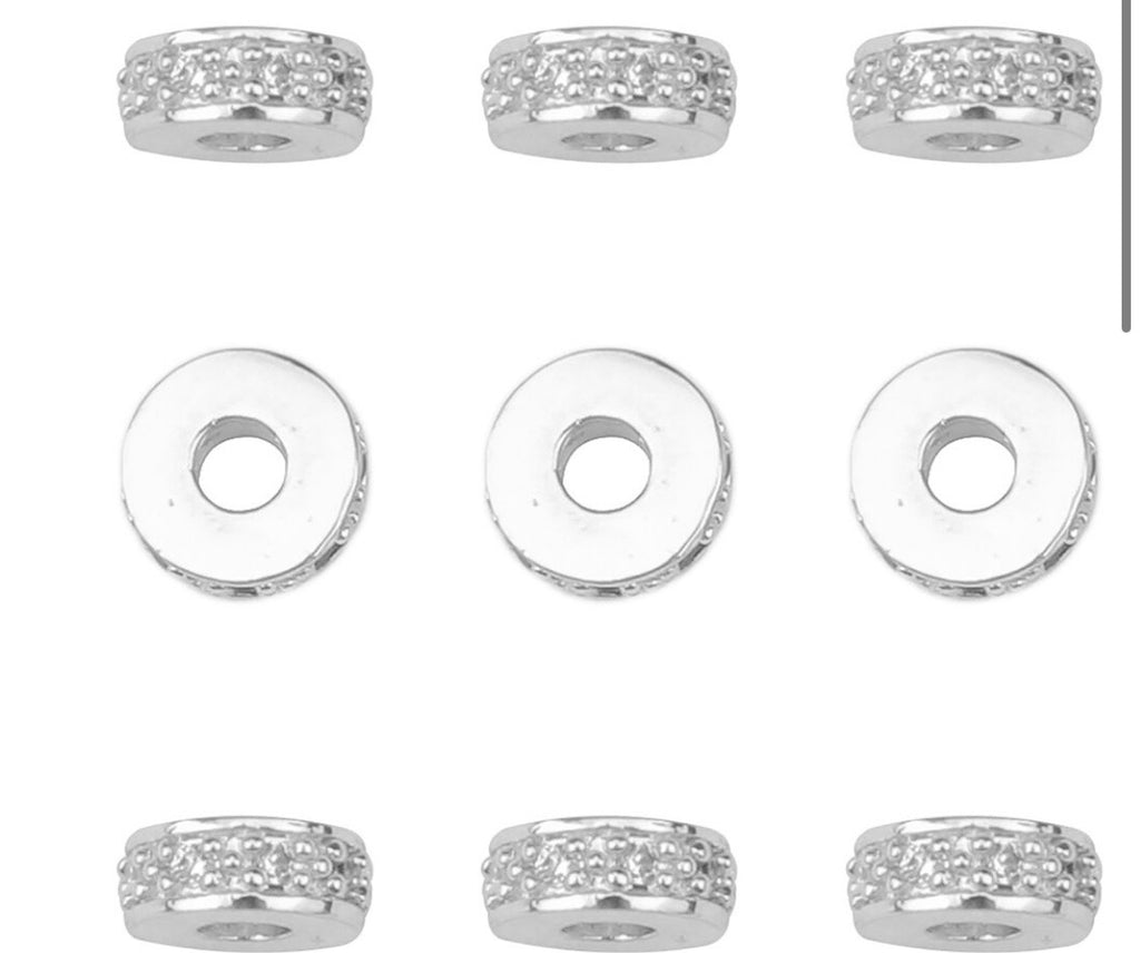 CZ Bead Spacers (1pc) image 4
