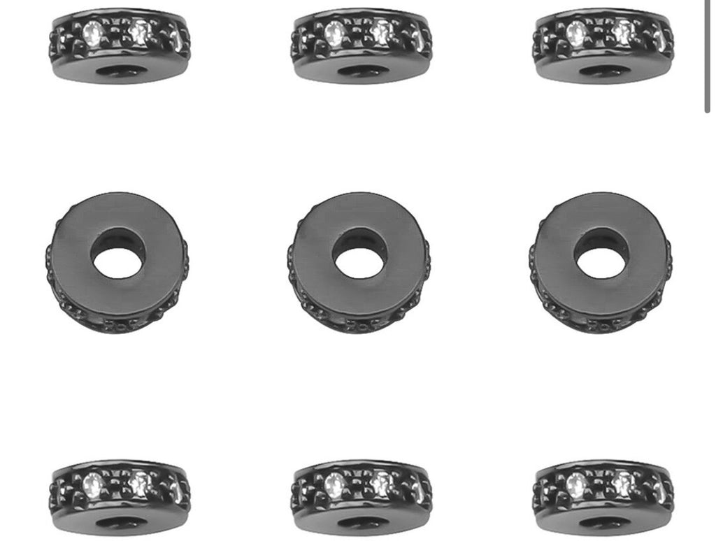 CZ Bead Spacers (1pc) image 2