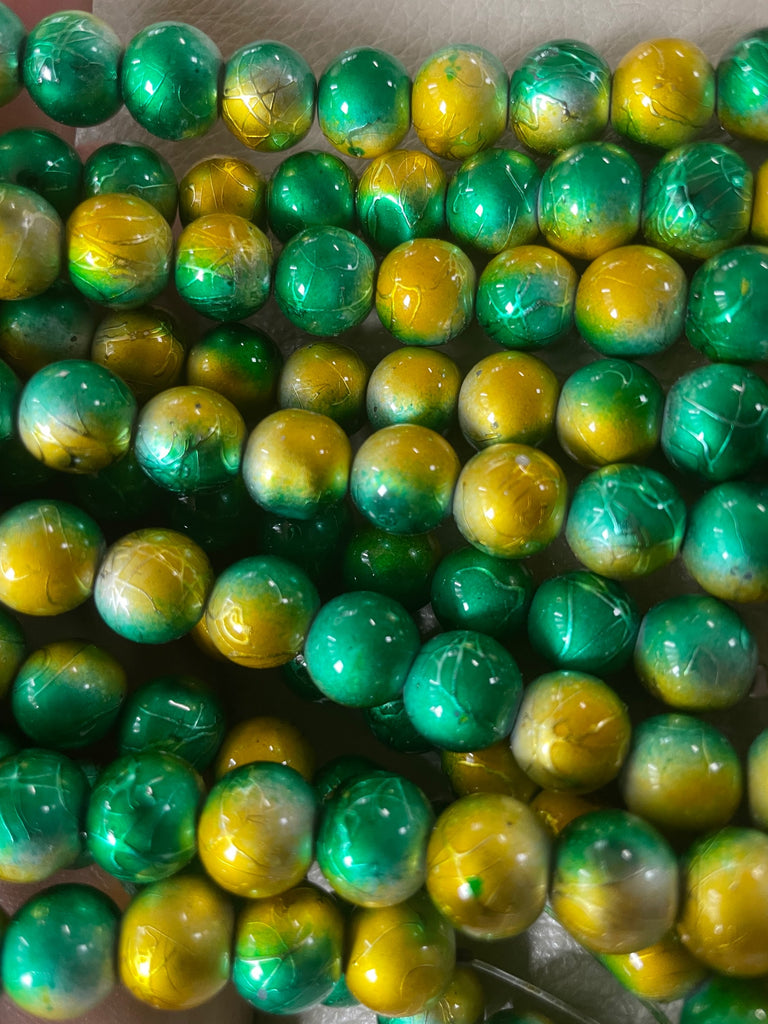 34-Pack 10mm Glass Beads for Jewelry Making & Crafting image 3