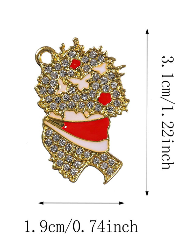 Bling Lady w/Head Wrap (1pc) image 3